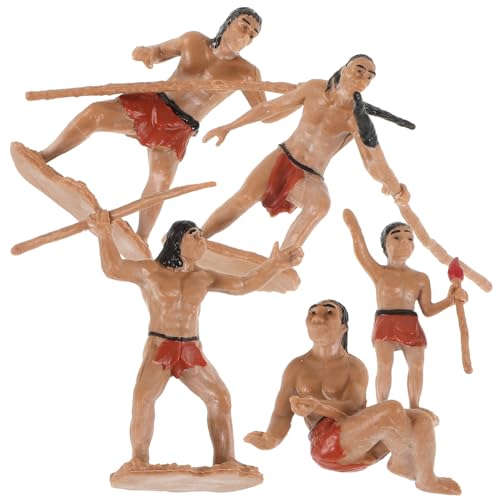 Warmhm 5 Stück Jagd Lebensmodell Mini Primitive Men Model Guy Mini Primitive Men Figuren Bonsai Primitive Menschen Szenen Camping Figuren Camping Harz Warmhm 5 Stück Jagd Lebensmodell Mini Primitive Men Model Guy Mini Primitive Men Figuren Bonsai Primitive Menschen Szenen Camping Figuren Camping Harz von Warmhm