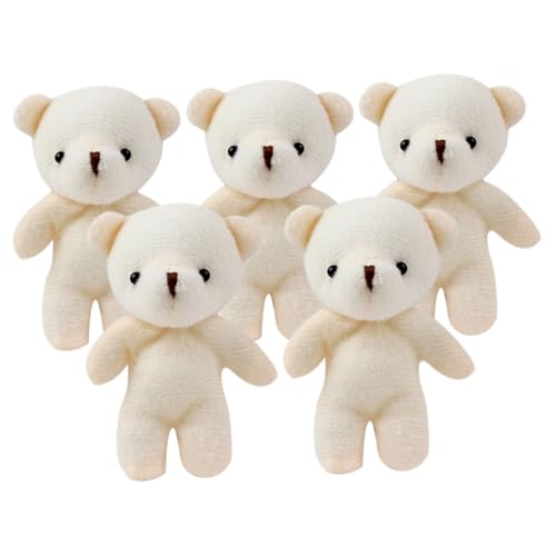 Warmhm 5 Stück Kleine Mini Figuren Süße Plüschspielzeuge für DIY Schlüsselanhänger Niedliche Stofftiere aus für Dekorationen Warmhm 5 Stück Kleine Mini Figuren Süße Plüschspielzeuge für DIY Schlüsselanhänger Niedliche Stofftiere aus für Dekorationen von Warmhm