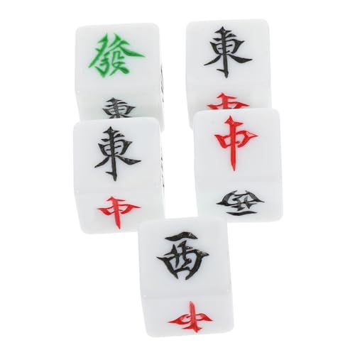 Warmhm 5 Stück Mahjong Würfel Mahjong -Spiel Mahjongg-Zubehör Spielzubehör Unterhaltungswürfel polyedrische Würfel kleine Würfel Tischspielwürfel Bunte Würfel Standard-Spielwürfel Acryl Warmhm 5 Stück Mahjong Würfel Mahjong -Spiel Mahjongg-Zubehör Spielzubehör Unterhaltungswürfel polyedrische Würfel kleine Würfel Tischspielwürfel Bunte Würfel Standard-Spielwürfel Acryl von Warmhm