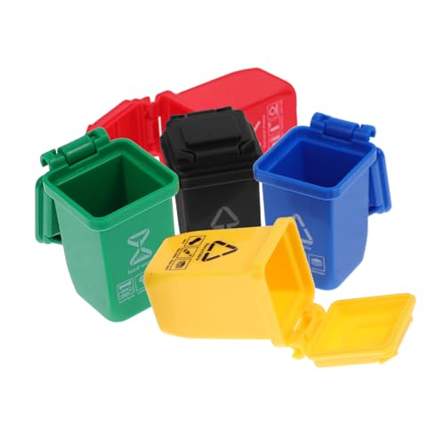 Warmhm 5 Stück Mini-mülleimer Mülleimer Ding Kleines Welt-müllspielzeug Spielzeuggarage Kann Mini Dollhouse Müll Sehr Kleiner Papierkorb -mülltonnen Für Plastik Warmhm 5 Stück Mini-mülleimer Mülleimer Ding Kleines Welt-müllspielzeug Spielzeuggarage Kann Mini Dollhouse Müll Sehr Kleiner Papierkorb -mülltonnen Für Plastik von Warmhm