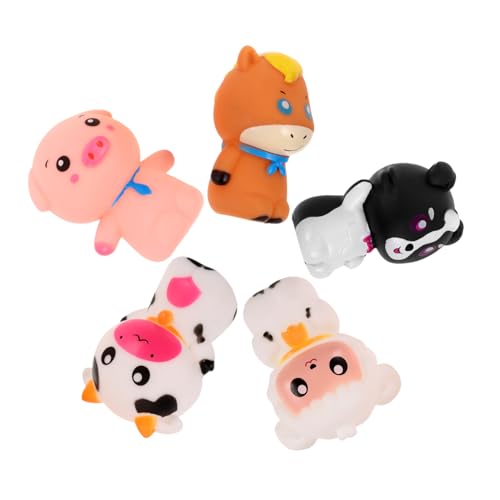 Warmhm 5 Stück Neuartige Tier-fingerpuppen, Vinyl-fingerpuppenfiguren, Niedliche Cartoon-mini-tierpuppe Für Rollenspiele Und Geschichtenerzählen Warmhm 5 Stück Neuartige Tier-fingerpuppen, Vinyl-fingerpuppenfiguren, Niedliche Cartoon-mini-tierpuppe Für Rollenspiele Und Geschichtenerzählen von Warmhm