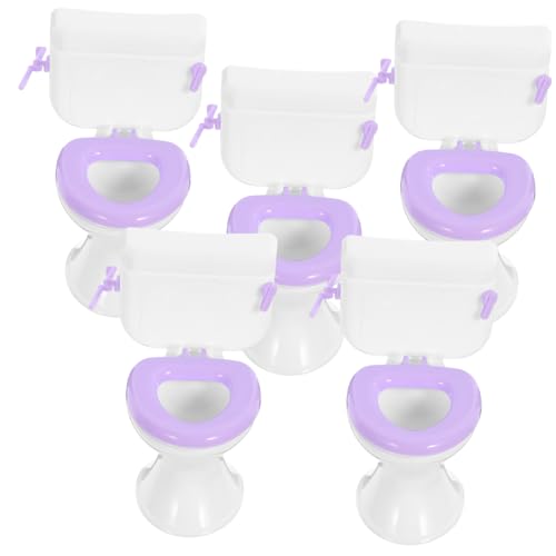 Warmhm 5 Stück Puppentoilettenspielzeug Mini Toilettensitz Babypuppe Töpfchen Puppenhaustoilette Puppenhausmöbel Spielzeugtoilette Puppenhaustoilette Puppenhauszubehör Mini Warmhm 5 Stück Puppentoilettenspielzeug Mini Toilettensitz Babypuppe Töpfchen Puppenhaustoilette Puppenhausmöbel Spielzeugtoilette Puppenhaustoilette Puppenhauszubehör Mini von Warmhm
