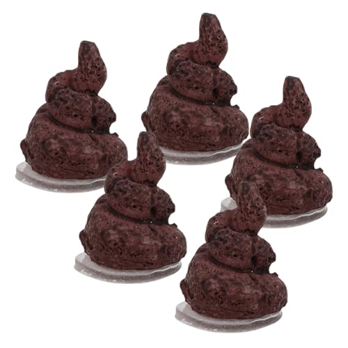 Warmhm 5 Stücke Miniatur Gefälschte Poo Figuren Für Puppe Zubehör Realistische Landschaft Dekorationen Warmhm 5 Stücke Miniatur Gefälschte Poo Figuren Für Puppe Zubehör Realistische Landschaft Dekorationen von Warmhm
