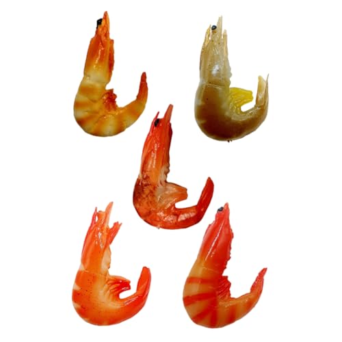 Warmhm 5 Stück Simulierte Garnelendekoration künstlich gefälscht lebensechte Garnelenfigur Lifelike realistisch gekochte Garnelenmodell Fotografie-Requisiten PVC Zufällige Farbe Warmhm 5 Stück Simulierte Garnelendekoration künstlich gefälscht lebensechte Garnelenfigur Lifelike realistisch gekochte Garnelenmodell Fotografie-Requisiten PVC Zufällige Farbe von Warmhm