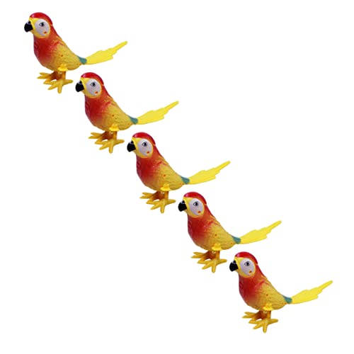 Warmhm 5 Stück Springendes Papageienspielzeug Kleine Spielsachen Papagei Simulation Vogelspielzeug Papagei Zum Aufziehen Papageienspielzeug Zum Aufziehen Abs Warmhm 5 Stück Springendes Papageienspielzeug Kleine Spielsachen Papagei Simulation Vogelspielzeug Papagei Zum Aufziehen Papageienspielzeug Zum Aufziehen Abs von Warmhm