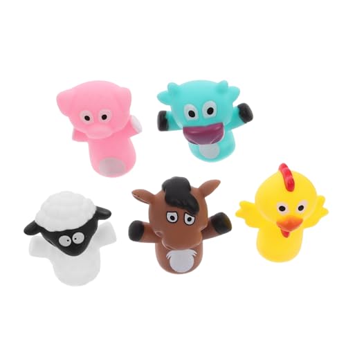 Warmhm 5 Stück Teiliges Interaktives Fingerpuppen aus Hochwertigen Materialien Tierdesign Eltern Junge Mädchen Interaktion Kreatives Geschichtenerzählen und Spielaktivitäten für Kleine Warmhm 5 Stück Teiliges Interaktives Fingerpuppen aus Hochwertigen Materialien Tierdesign Eltern Junge Mädchen Interaktion Kreatives Geschichtenerzählen und Spielaktivitäten für Kleine von Warmhm