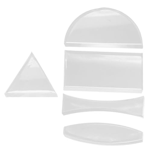Warmhm 5 Stück Teiliges Optisches Linsenset aus Glas Langlebige Konkave und Konvexe Linsen Transparente Physik Lehrmittel für Naturwissenschaftlichen Unterricht Geeignet für Experimente von Warmhm