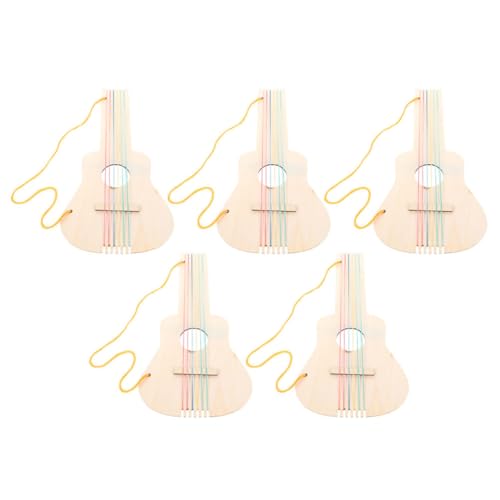 Warmhm 5 Stück Unvollendete Holzgitarre Klein Und Gitarre Akustikgitarre DIY Unlackierte Gitarre Unbemalte Blanko-Gitarre DIY-Gitarre Bauen DIY Holzgitarre Khaki Warmhm 5 Stück Unvollendete Holzgitarre Klein Und Gitarre Akustikgitarre DIY Unlackierte Gitarre Unbemalte Blanko-Gitarre DIY-Gitarre Bauen DIY Holzgitarre Khaki von Warmhm