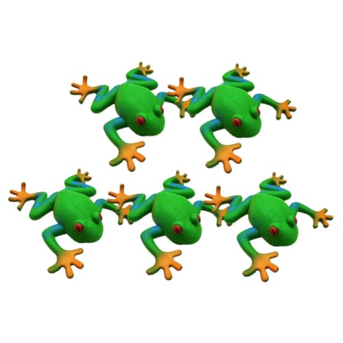 Warmhm 5 Stück für den Unterricht kleine Frösche matschiger Frosch Stressball Frosch Wutabbauspielzeug Lustige süße Quetschspielzeuge weiches Gummi Grün Warmhm 5 Stück für den Unterricht kleine Frösche matschiger Frosch Stressball Frosch Wutabbauspielzeug Lustige süße Quetschspielzeuge weiches Gummi Grün von Warmhm