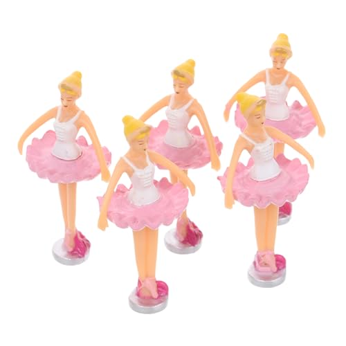 Warmhm 5 Stücke Balletttänzerin Puppe Prinzessin Puppe Figurine Puppe Decor Balletttänzerin Decor Puppe Ornament Ballett Puppe Tanzen Mädchen Puppe Kunststoff von Warmhm
