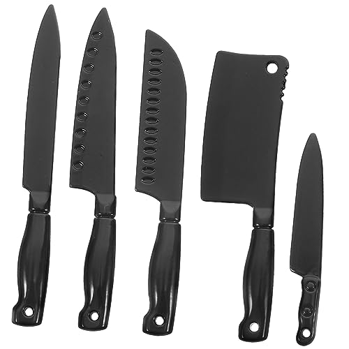 Warmhm 5 Stücke Schwarz Puppe Küche Utensilien Legierung Tiny House Küche Utensilien Spaß Mini Küche Utensilien von Warmhm
