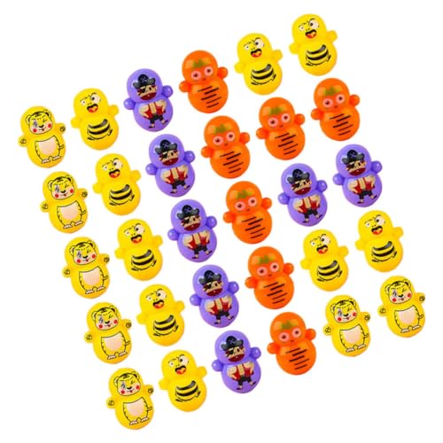 Warmhm 50 Stück Becherspielzeug Becherdekorationen Großpackung Kinderspielzeug Mini Becherschmuck Partygeschenke Dekorative Tierfigur Becherornament Goodie Bag Füller von Warmhm