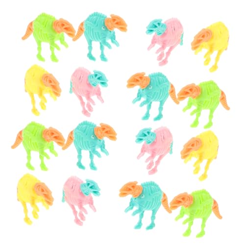 Warmhm 50 Stück Dinosaurier-Skelett- Dinosaurier- Dinosaurier-Montage Dinosaurier-modellbausatz Dinosaurierspielzeug Für Dinosaurierskelette Plastik von Warmhm