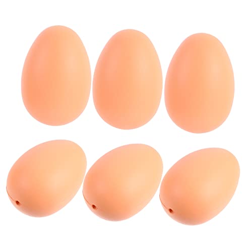 Warmhm 50 Stück Eier für groß lackierbar gefälscht malen Weiß Osterfälschung Ostermalerei Ostern selber Machen Plastik Khaki von Warmhm
