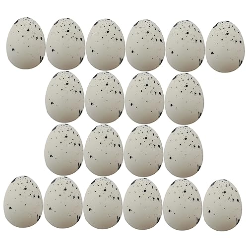 Warmhm 50 Stück Kleine Eier Schaum Dekoration Party Künstlich Kleinkinder Wachtel Gefälscht Mini Osterszenen-deko-Requisite Ostern Schäumt Eier Ostereier Selber Machen von Warmhm