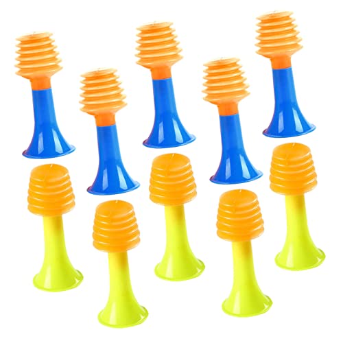 Warmhm 50 Stück Luftdruck Horn Horn-geräusch-Hersteller Kinderspielzeug Mini-Horn -Saxophon-Instrument Trompetengeräuschemacher Musikinstrument- Trompete Abs Warmhm 50 Stück Luftdruck Horn Horn-geräusch-Hersteller Kinderspielzeug Mini-Horn -Saxophon-Instrument Trompetengeräuschemacher Musikinstrument- Trompete Abs von Warmhm