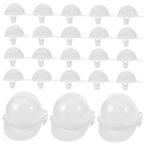 Warmhm 50 Stück Mini-Hut Mit Verzierung Miniatur-bauhut Schutzhelm- Konstruktion Puppe BAU Von Schutzhelmen Winzig Partyhüte Für Kleid Kappe Plastik Weiß Warmhm 50 Stück Mini-Hut Mit Verzierung Miniatur-bauhut Schutzhelm- Konstruktion Puppe BAU Von Schutzhelmen Winzig Partyhüte Für Kleid Kappe Plastik Weiß von Warmhm