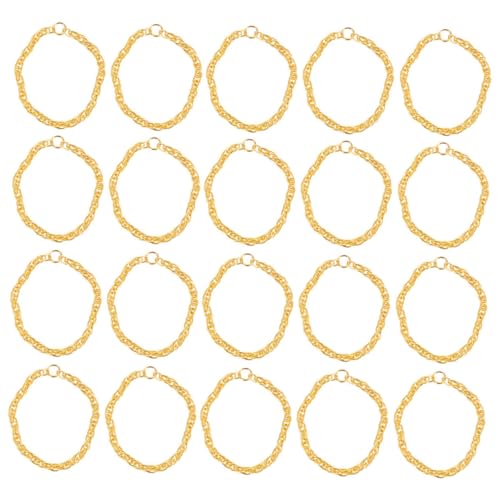 Warmhm 50 Stück Puppen Schmuck Ketten für Kreative Mini für Spielzeugpuppen für Partys und aus Robustem Legierungsmaterial Gefertigt Warmhm 50 Stück Puppen Schmuck Ketten für Kreative Mini für Spielzeugpuppen für Partys und aus Robustem Legierungsmaterial Gefertigt von Warmhm