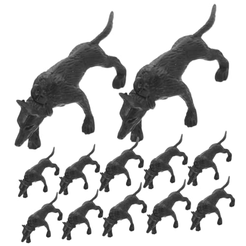 Warmhm 50 Stück Realistische Tiermodelle für Sandtisch und Rollenspiele Kindgerechte Hundefiguren für Kreative Aktivitäten von Warmhm