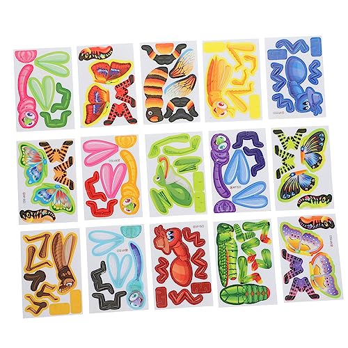 Warmhm 50 Stück Schmetterlingspuzzlespielzeug Lernspielzeug Matching Toys Kleinkind-Puzzle Kognitionsspielzeug Puzzlespiele Puzzle- Kinderspielzeug Rätsel für Kleinkinder Schaum von Warmhm