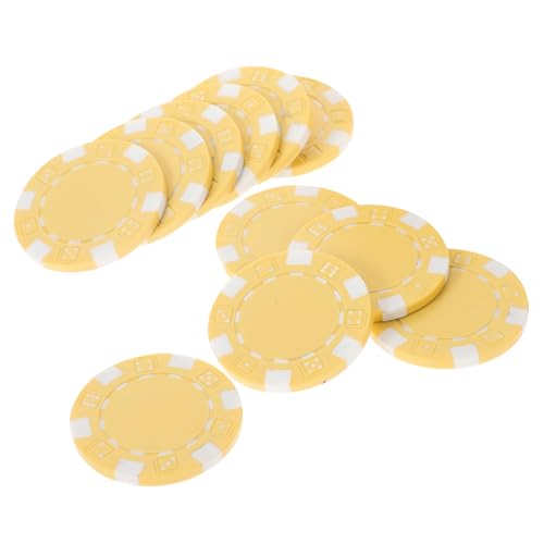 Warmhm 50 Stück Stapelbare Poker Chips Professionelle Spielmarken für Spiele Unterhaltung Belohnungen und Partys aus Hochwertigem Kunststoff Glatte Kanten für Tägliche Nutzung und Spaß von Warmhm