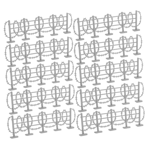 Warmhm 50 Stück Wargame-Geländelandschaft interaktives kinderzaun Spielzeuglandschaft Army- Spielzeugarmeezaun Mini-Pferdefiguren Gartenzaun Gartengrenzzäune Plastik Warmhm 50 Stück Wargame-Geländelandschaft interaktives kinderzaun Spielzeuglandschaft Army- Spielzeugarmeezaun Mini-Pferdefiguren Gartenzaun Gartengrenzzäune Plastik von Warmhm