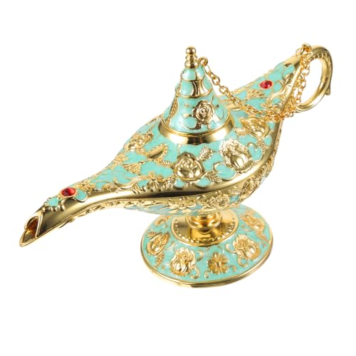 Warmhm 5St Aladins Lampe graceling Gracy gravieren hausdeko wunderschönen Beautiful Handgefertigt wohnraumdeko klassisch Requisiten Ornament Lampe wünschen Modell Zinklegierung von Warmhm