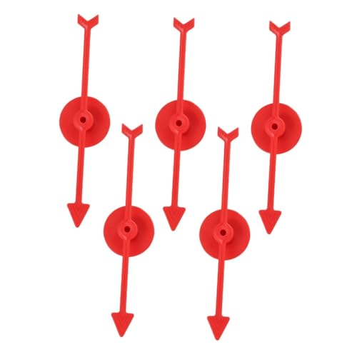 Warmhm 5Stücke Spielspinner Aus Kunststoff Für Brettspiele Rotierende Rad Zubehör Für Interaktive Spiele Und DIY Projekte Für Unterricht Und Familienaktivitäten von Warmhm