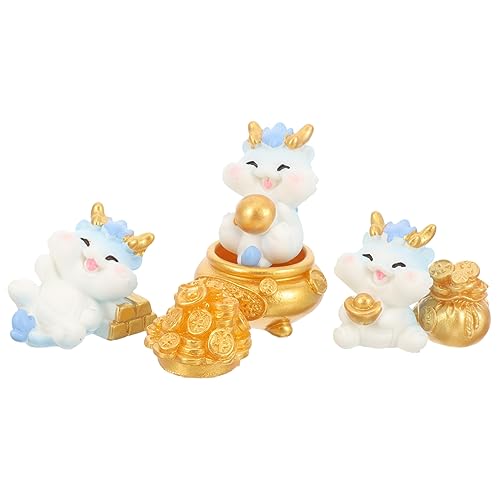 Warmhm 6 Pcs Tiere Mini Desktop Decor Miniatur Plüsch Harz Warmhm 6 Pcs Tiere Mini Desktop Decor Miniatur Plüsch Harz von Warmhm