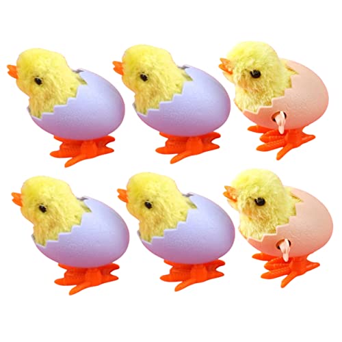 Warmhm 6stücke Plüsch Aufziehspielzeug Küken Wind-up Hüpfen Spielzeug Für Kleinkinder Jahre Alt Lustige Geschenke Zum Mitnehmen Warmhm 6stücke Plüsch Aufziehspielzeug Küken Wind-up Hüpfen Spielzeug Für Kleinkinder Jahre Alt Lustige Geschenke Zum Mitnehmen von Warmhm