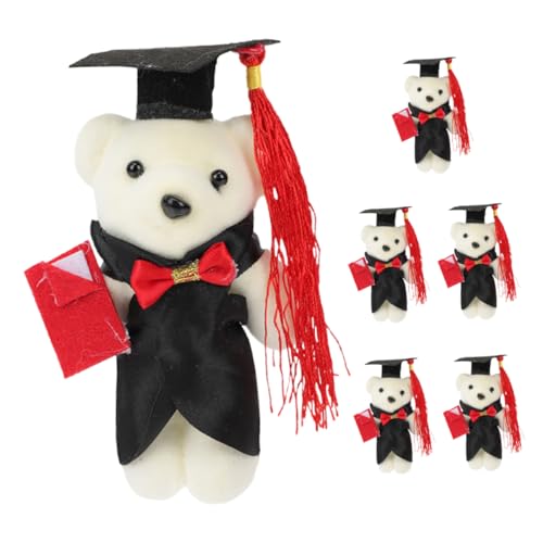 Warmhm 6 Stück Dr. Bärenpuppe Abschlussbär-Souvenir Miniatur Ausgestopfte Bärenpuppen Kompakter Abschlussbär Plüschtiere Winzig Bären-stofftiere Figur Charme Andenken Polyester Warmhm 6 Stück Dr. Bärenpuppe Abschlussbär-Souvenir Miniatur Ausgestopfte Bärenpuppen Kompakter Abschlussbär Plüschtiere Winzig Bären-stofftiere Figur Charme Andenken Polyester von Warmhm