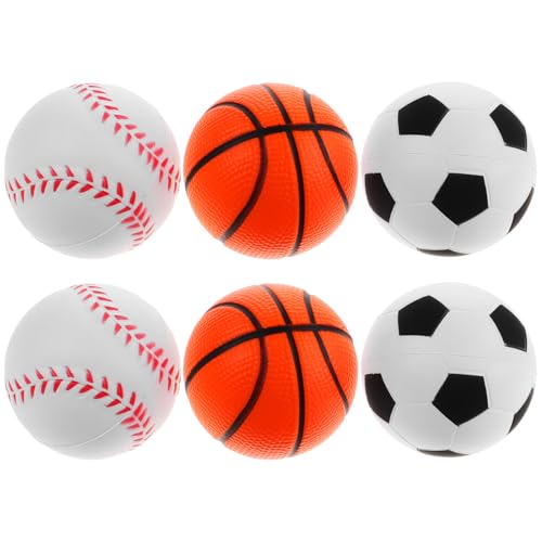 Warmhm 6 Stück Druckentlastungsspielzeug Mini Baseball Sensorisch Klein Dehnbare Ballspielzeuge Bälle Zum Stressabbau Bälle Quetschen Bälle Für Polyurethan Warmhm 6 Stück Druckentlastungsspielzeug Mini Baseball Sensorisch Klein Dehnbare Ballspielzeuge Bälle Zum Stressabbau Bälle Quetschen Bälle Für Polyurethan von Warmhm