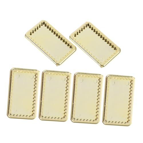 Warmhm 6 Stück Goldene Platte Dekorationszubehör Für Puppenhäuser Mini Szene Dekorationen Puppengeschirr Kleines Schüsselmodell Tell Dir Vor, Zu Plastik Warmhm 6 Stück Goldene Platte Dekorationszubehör Für Puppenhäuser Mini Szene Dekorationen Puppengeschirr Kleines Schüsselmodell Tell Dir Vor, Zu Plastik von Warmhm