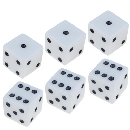 Warmhm 6 Stück Große Spielzeugwürfel Kleine Würfelstütze Hof Spiel Punktwürfel Würfelspiel-Requisite Für Partyspiel Praktischer Kunststoffwürfel -stütze Plastik Warmhm 6 Stück Große Spielzeugwürfel Kleine Würfelstütze Hof Spiel Punktwürfel Würfelspiel-Requisite Für Partyspiel Praktischer Kunststoffwürfel -stütze Plastik von Warmhm