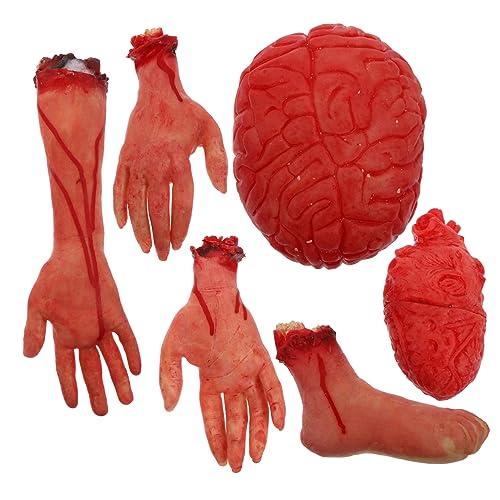 Warmhm 6 Stück Halloween-Dekoration Halloween Dekoration Halloween Decor wanddeckoration Halloween-Skelett-Dekorationen Hausdekoration tot Kreative Requisite kaputter Körper Kieselgel rot Warmhm 6 Stück Halloween-Dekoration Halloween Dekoration Halloween Decor wanddeckoration Halloween-Skelett-Dekorationen Hausdekoration tot Kreative Requisite kaputter Körper Kieselgel rot von Warmhm
