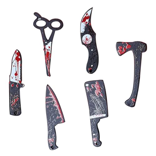 Warmhm 6 Stück Halloween-Miniaturschneider Halloween Halloween assecoires tischdeko esstisch halloweendeko blutig Halloween-Requisiten Wohnkultur Halloween-Party-Requisiten Harz Warmhm 6 Stück Halloween-Miniaturschneider Halloween Halloween assecoires tischdeko esstisch halloweendeko blutig Halloween-Requisiten Wohnkultur Halloween-Party-Requisiten Harz von Warmhm