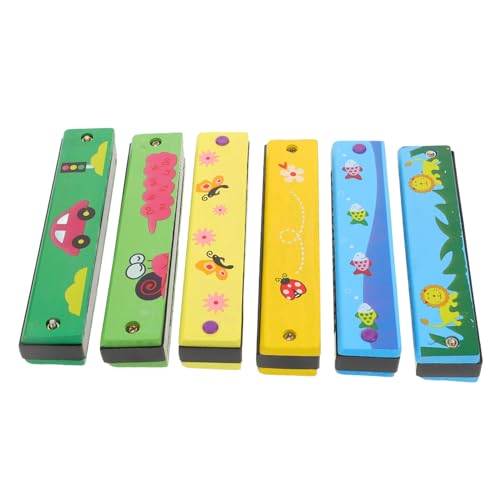 Warmhm 6 Stück Harmonisches 16-Loch-Mundharmonika Mundharmonika für Mundharmonika für Studenten Mundharmonika für Kleinkinder Musikinstrument Holz Warmhm 6 Stück Harmonisches 16-Loch-Mundharmonika Mundharmonika für Mundharmonika für Studenten Mundharmonika für Kleinkinder Musikinstrument Holz von Warmhm
