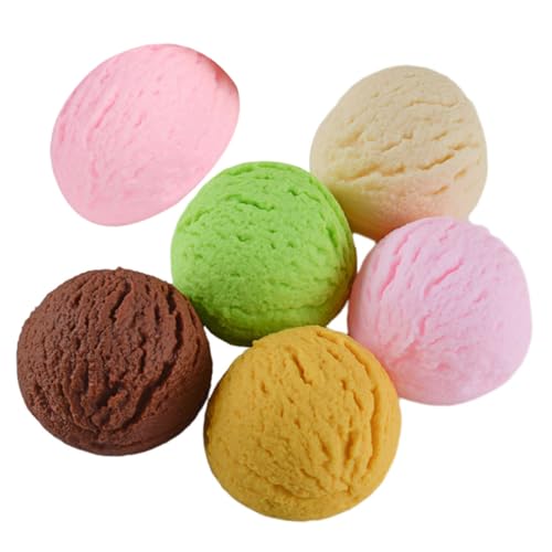 Warmhm 6 Stück Künstliche Eiskugeln Realistische Deko für Fotografie und Partys Lebensmittelechte Modelle Eiskugeln zur Verschönerung von Räumen und Veranstaltungen Warmhm 6 Stück Künstliche Eiskugeln Realistische Deko für Fotografie und Partys Lebensmittelechte Modelle Eiskugeln zur Verschönerung von Räumen und Veranstaltungen von Warmhm