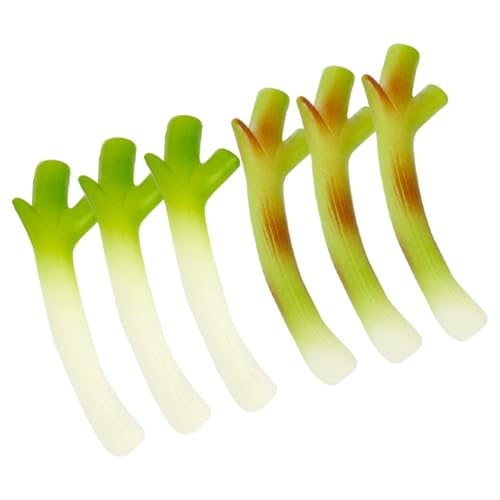Warmhm 6 Stück Künstliche Grüne Zwiebeln Realistische Fake Scallions für Deko Fotografie Langlebig und Detailreich für Küchen Displays und Gemüse Läden Warmhm 6 Stück Künstliche Grüne Zwiebeln Realistische Fake Scallions für Deko Fotografie Langlebig und Detailreich für Küchen Displays und Gemüse Läden von Warmhm