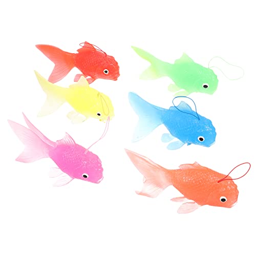 Warmhm 6 Stück Künstlicher Fischfigur Entzückendes Fischdekor Kinderaccessoire -dekore Fischdekor Für Zu Hause Fisch Figur Desktop-fischfigur Kieselgel Warmhm 6 Stück Künstlicher Fischfigur Entzückendes Fischdekor Kinderaccessoire -dekore Fischdekor Für Zu Hause Fisch Figur Desktop-fischfigur Kieselgel von Warmhm
