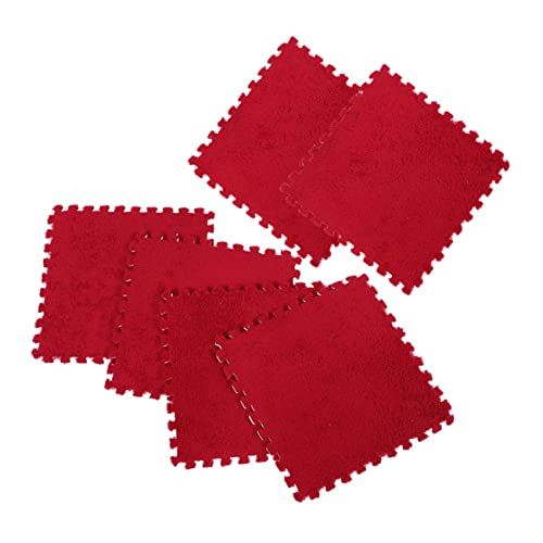 Warmhm 6 Stück Kuschelige Puzzlematte Weiche rutschfeste Bodenschutzmatte für Kleinkinder Fliesen für Spielzimmer Wohnzimmer und Tatami Schadstofffrei und Pflegeleicht Warmhm 6 Stück Kuschelige Puzzlematte Weiche rutschfeste Bodenschutzmatte für Kleinkinder Fliesen für Spielzimmer Wohnzimmer und Tatami Schadstofffrei und Pflegeleicht von Warmhm