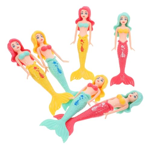 Warmhm 6 Stück Meerjungfrauen-Schwimmbad Tauchen Blase Meerjungfrauenpuppen Für Wasser Kleine Meerjungfrau-Figur Meerjungfrau Puppe Meerjungfrau-Figuren Plastik Warmhm 6 Stück Meerjungfrauen-Schwimmbad Tauchen Blase Meerjungfrauenpuppen Für Wasser Kleine Meerjungfrau-Figur Meerjungfrau Puppe Meerjungfrau-Figuren Plastik von Warmhm
