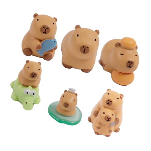 Warmhm 6 Stück Mikro Landschafts Capybara Miniatur Landschaftsdekorationsfiguren Holz Capybara Skulptur Capybara Partyzubehör Capybara Schreibtisch Ornament Tiermodell Ornamente Warmhm 6 Stück Mikro Landschafts Capybara Miniatur Landschaftsdekorationsfiguren Holz Capybara Skulptur Capybara Partyzubehör Capybara Schreibtisch Ornament Tiermodell Ornamente von Warmhm