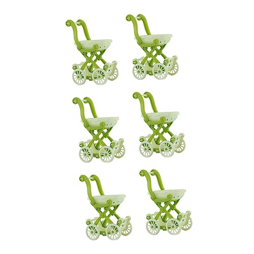 Warmhm 6 Stück Miniatur Einkaufswagen Modelle für Kinder Puppenzubehör Geburtstagsgeschenk Kleiner Möbel für Kreatives Spielen und Dekoration Warmhm 6 Stück Miniatur Einkaufswagen Modelle für Kinder Puppenzubehör Geburtstagsgeschenk Kleiner Möbel für Kreatives Spielen und Dekoration von Warmhm