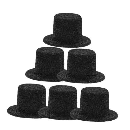 Warmhm 6 Stück Mini-Hut Gewebte Miniatur Hüte Wolle Puppe Kleiner Hut Mini-Zylinder winziger Tops-Hut kleine Schneemannmützen zum Basteln Kleiner Zylinder Eva-Tuch Black Warmhm 6 Stück Mini-Hut Gewebte Miniatur Hüte Wolle Puppe Kleiner Hut Mini-Zylinder winziger Tops-Hut kleine Schneemannmützen zum Basteln Kleiner Zylinder Eva-Tuch Black von Warmhm