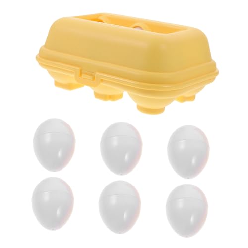 Warmhm 6 Stück Passendes Ei-kleinkindspielzeug Spielsachen Kleinkind Spielzeuge Passende Eier Kognitionsspielzeug Plastik von Warmhm