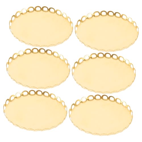 Warmhm 6 Stück Puppenhaus-tablett Anzeige Miniatur Mega Herd Bausatz Dinge Figur Zu Minis Maschine Stand Bausätze Essen Mini House Accessory Miniteller Harz Golden Warmhm 6 Stück Puppenhaus-tablett Anzeige Miniatur Mega Herd Bausatz Dinge Figur Zu Minis Maschine Stand Bausätze Essen Mini House Accessory Miniteller Harz Golden von Warmhm