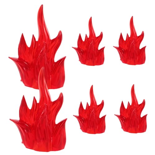 Warmhm 6 Stück Puzzle Bausteine Flammen -Action -Figuren Action Flames Requisiten Miniaturflammeffekte Halloween -Feuereffekte Bildungsfeuerspiel Bausteine Flammen Plastik rot Warmhm 6 Stück Puzzle Bausteine Flammen -Action -Figuren Action Flames Requisiten Miniaturflammeffekte Halloween -Feuereffekte Bildungsfeuerspiel Bausteine Flammen Plastik rot von Warmhm