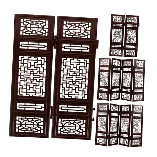 Warmhm 6 Stück Screen -puppenspielzeug Bildschirm Puppenhaus-miniaturzubehör Miniatur-puppenstubenmöbel Chinesische Möbel Chinesische Wandteiler Coffee Plastik Warmhm 6 Stück Screen -puppenspielzeug Bildschirm Puppenhaus-miniaturzubehör Miniatur-puppenstubenmöbel Chinesische Möbel Chinesische Wandteiler Coffee Plastik von Warmhm