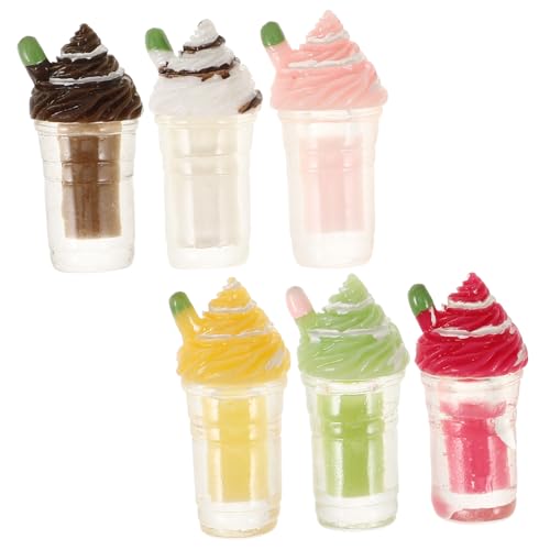 Warmhm 6 Stück Simulationskaffeetasse Mini gefälschtes Getränk Dollhouse Cupset winzige Puppenstubenbecher kleines Getränkemodell Plastik Warmhm 6 Stück Simulationskaffeetasse Mini gefälschtes Getränk Dollhouse Cupset winzige Puppenstubenbecher kleines Getränkemodell Plastik von Warmhm